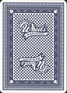 2009 Wheels Main Event Playing Cards Blue #7C Robby Gordon