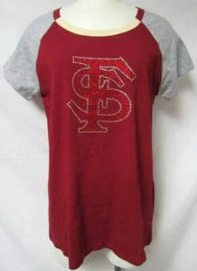 Florida State Seminoles Women's Size Medium Rhinestone Accent T-Shirt A1 3430 - Picture 1 of 3