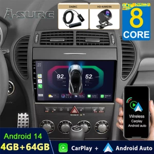 Inkl. DAB Für Mercedes-Benz SLK Class R171 4G+64G Android 14 CarPlay Autoradio - Bild 1 von 13