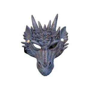 Mythical Blue Dragon Mask Halloween Costume  - Picture 1 of 3