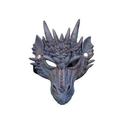 Mythical Blue Dragon Mask Halloween Costume  - Image 1 of 3