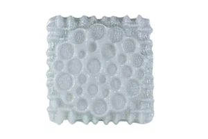 Lampada da parete/soffitto ad incasso anni 60 70, metà secolo austriaca, vetro opalino - Foto 1 di 11