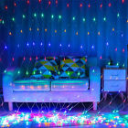 3x2M Solar LED Net Light Mesh Outdoor Curtain Christmas Fairy String Lights 2024