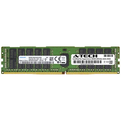 16GB PC4-19200R Supermicro MEM-DR416L-SL01-ER24 Equivalent Server Memory RAM - Image 1 of 2