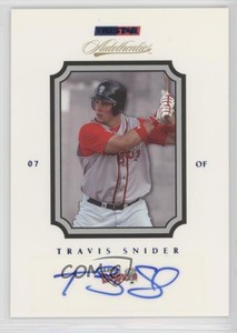 2007 TRISTAR Autothentics Blue Auto /250 Travis Snider #60 Auto