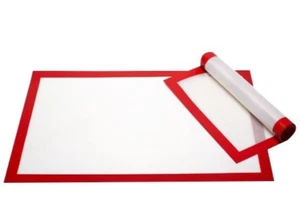 Estera de silicona para hornear 21"" x 12,5"" lámina de horno reutilizable antiadherente para hornear - Imagen 1 de 3