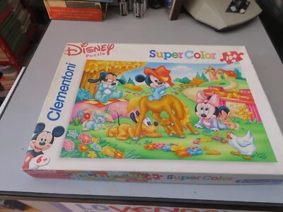 PUZZLE CLEMENTONI super color - completo di tutti i pezzi - DISNEY - 104 pezzi - Immagine 1 di 4
