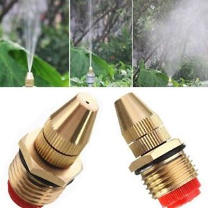 copper 1/2 inch mist lawn gardening atomization irrigation tools sprayer nozzle