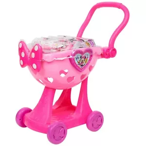 Minnie's Bowtique Shopping Cart Dress Up & Pretend Play Kids Toys-Ages +3, 9pcs - Picture 1 of 7