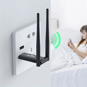 Portable USB WiFi Range Extender Signal Wireless Repeater 300Mbps,2.4G Extender - Picture 1 of 11