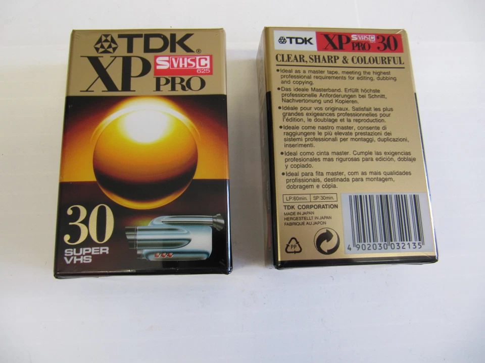 S VHS C Cassette XP Pro 30 SVHSC Neu in OVP - Bild 1 von 1