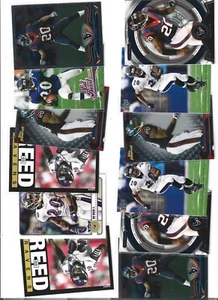 LOTTO DI 22 CARTE REED ED BALTIMORE RAVENS TEXANS - Foto 1 di 2