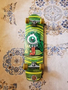 Vintage 90s Santa Cruz Complete Skateboard Eyegore Cruiser Jammer Jim Phillip - Picture 1 of 21