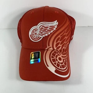 Reebok Detroit Red Wings Hat Size S/M NHL New With Tags Center Ice Collection - Picture 1 of 5