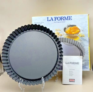 KAISER LA FORME Torta Torta QUICHE PAN Torta flan rotonda Germania antiaderente 12" - Foto 1 di 6