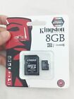 Kingston 8GB Memory Card Class 10 Micro SD C10 SDHC TF +Adapter for phone camera
