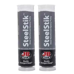 2x Steelstik 900 PSI By JB Weld Steel Reinforced Epoxy Putty Cures In 1 Hour - Picture 1 of 7