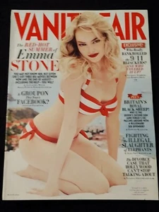 Vanity Fair Magazine August 2011 Emma Stone Sexy Bikini Excellent Condition - Bild 1 von 1