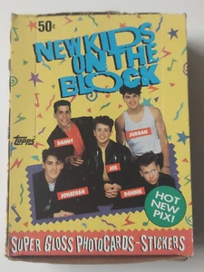 1989 Topps New Kids on the Block ungeöffnete Box 36 Packungen - Bild 1 von 2