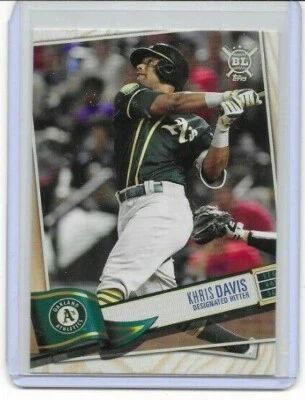 2019 Topps Big League #312 Khris Davis Oakland Athletics - Image 1 of 2