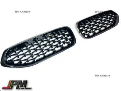 Grelha frontal de ripas de diamante preto brilhante para 2019-2024 BMW G29 Z4 - Imagem 1 de 2