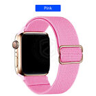 For Apple Watch iWatch Band 9 8 7 SE 6 5 4 3 Nylon Elastic Strap 44 42 40 38 mm