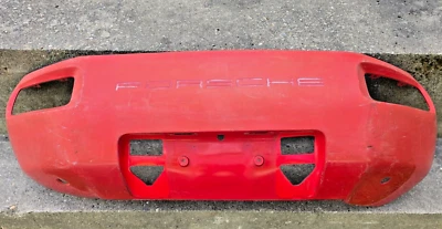 FUNDA PARACHOQUES TRASERO ORIGINAL USADA ORIGINAL PORSCHE 928 ROJA 1978-86 NLA Foto 1 de 4