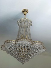 Elegent Crystal Chandelier 26 inches in diameter with 36 inch drop 