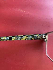 LAFONT ISSY&LA ICHIRO 102 BLACK BLUE YELLOW BLACK GLASSES 53-17-145 FRAMES ONLY - Picture 1 of 5