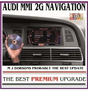 Audi Navigation MMI 2G High Sat Nav Map UK A4/A5/A6/A8/Q7 DVD UPDATE - Picture 1 of 8