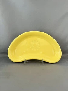 Fiesta Bistro Crescent Plate SUNFLOWER - Picture 1 of 2