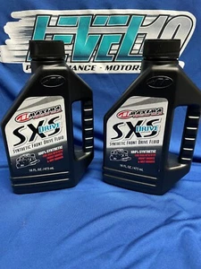 MAXIMA SXS SYNTHETIC FRONT DRIVE OIL 100% SYNTHETIC 80W 16oz (TWIN PACK) - Picture 1 of 1