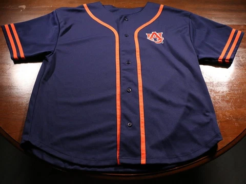 Vintage 90s Auburn University Starter Baseball Jersey XL Tigers Alabama Cover