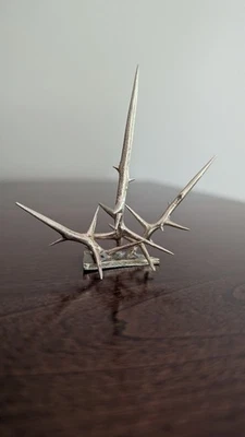 Honey Locust Thorns cast bronze sculpture Decorative Art Realism Nature - Image 1 of 4