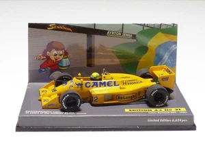 MINICHAMPS 1:43 LOTUS HONDA 99T A. SENNA 1987 15 years ASC#31 "CAMEL" - Picture 1 of 6