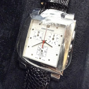Orologio modello Square – Design Cleto Munari NOS cronografo FULL SET vintage - Imagen 1 de 14