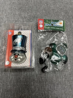 Philadelphia Eagles Adornos de Navidad Muñeco de Nieve Jugador NFL Duele Barkley Foto 1 de 4