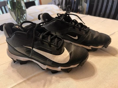 Nike Alpha Menace 4 Shark Youth Cleats Size 6Y W FQ4016-001 FREE SHIPPING! - Image 1 of 4