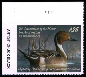 RW91 **PNS** SELLO FEDERAL DE PATO DE 2024 - OGNH - XF - (ESP#4895 - 4901) - Imagen 1 de 1
