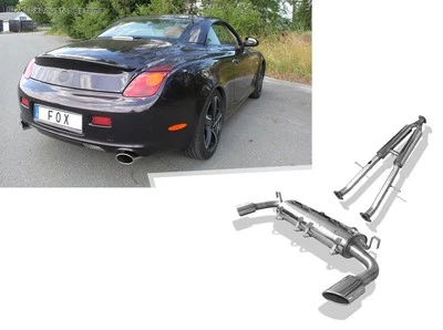 Sistema Completo Duplex Para Lexus SC 430 115x85mm Ovalado Enrollado - Imagen 1 de 4