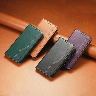 Magnetic Leather Wallet Phone Case For Oukitel Blackview Sharp Doogee T Mobile - Image 1 of 4