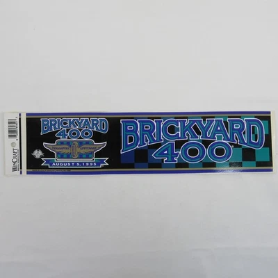 1995 Brickyard 400 Event Collector Bumper Sticker Decal - Image 1 of 4