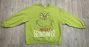 The Grinch H&M Merry Grinchmas! Crewneck Holiday Sweatshirt Women’s Size XL - Picture 1 of 6
