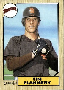 1987 O-Pee-Chee Tim Flannery - Bild 1 von 2