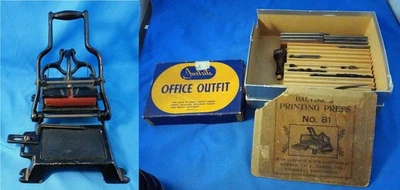 巴尔的摩古董编号 81张印刷机全套套件 — 第 1/4 张图片