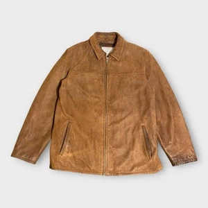 Wilsons Leather Jacket Men Large Brown Suede M Julian Western Outdoor Bikercore - Picture 1 of 20