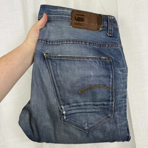 Jeans GSTAR RAW Hombre ARC 3D Azul Talla W36 L34 Excelente Estado - Imagen 1 de 10