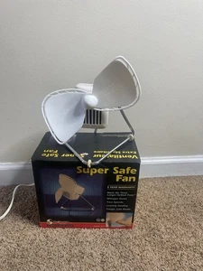 Vintage MCM Mid 2 Speed Metal Table Fan Caframo 707 Original Box Works Great - Picture 1 of 10