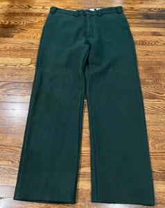 Codet Pants Men 36x33 Green Wool Blend Hunting Outdoor Knit Canada VTG 90s - Picture 1 of 10