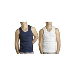 Mens Bonds 6 Pack Singlets Chesty Navy White Cotton Vest Singlet - Picture 1 of 10